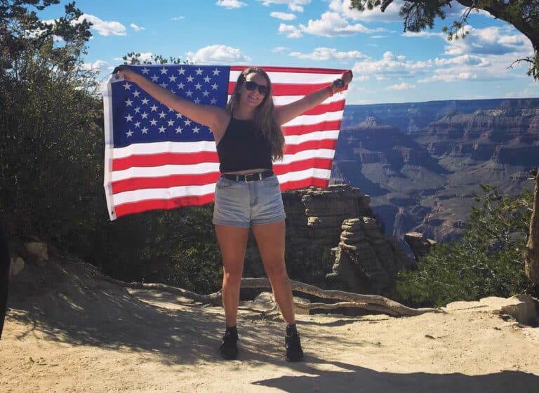 usa-grand-canyon-girl-usa-flag
